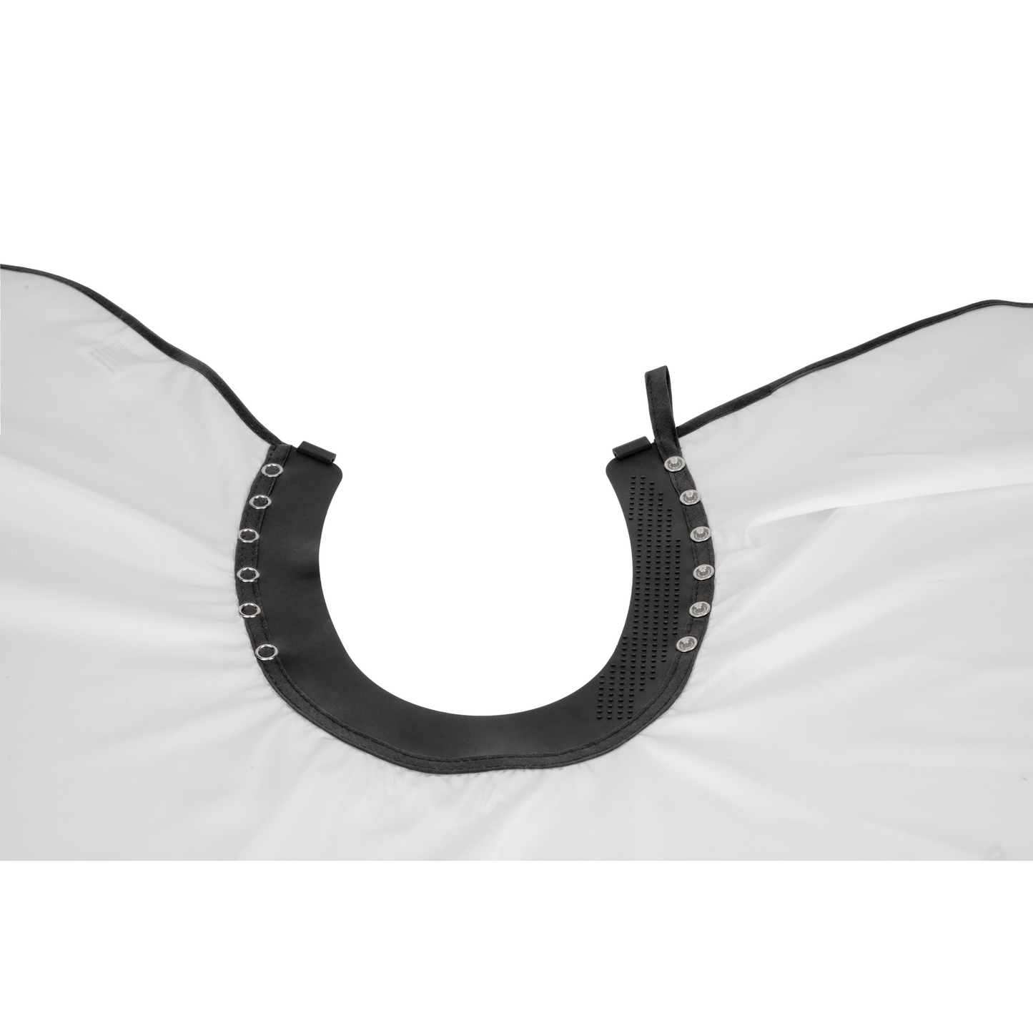 Gamma+ White Cutting Cape with Silicone Collar