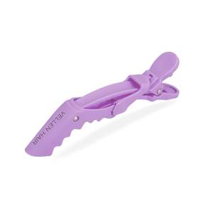Vellen Alligator Clips - 6 Pack Purple