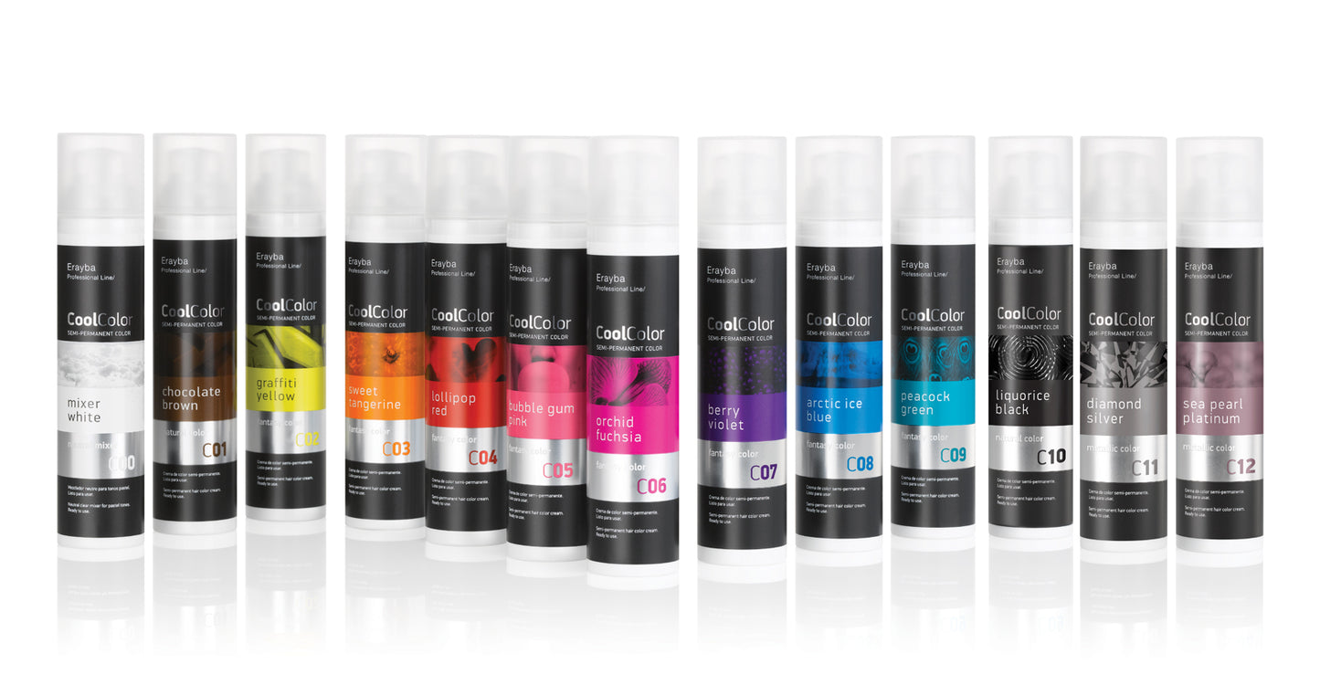 Cool Color Semi Permanent Color Cream C10 Liquorice Black