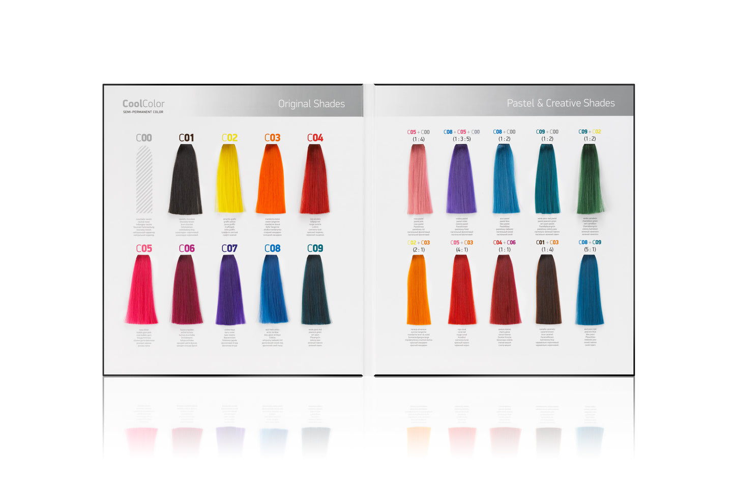 Cool Color Shade Chart