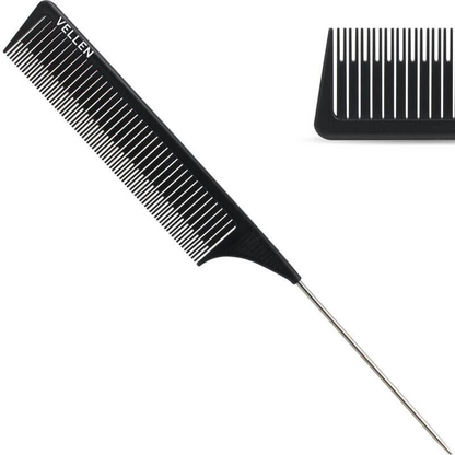 Vellen Weave Tail Comb - Perfect for High Lights - Black