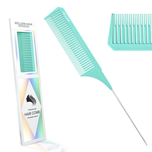 Vellen Weave Tail Comb - Perfect for High Lights - Mint