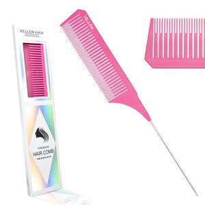 Vellen Weave Tail Comb - Perfect for High Lights - Pink