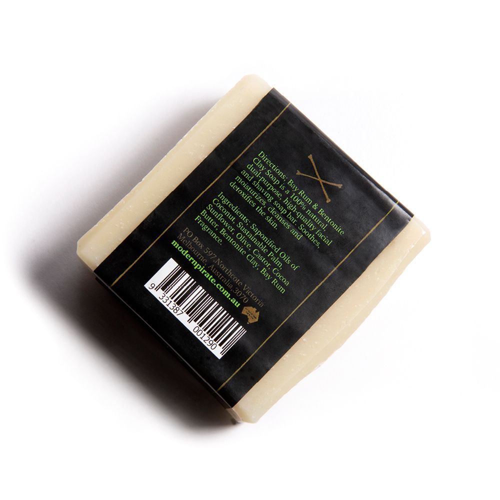 Modern Pirate Bentonite Bay Rum Face/Body Soap