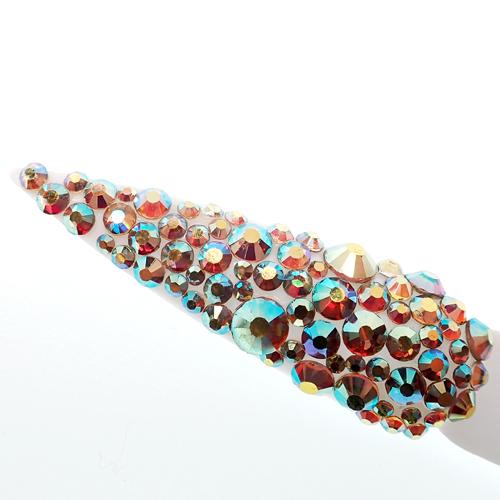 Claw Culture Genuine Cristallo Nail Stones - Amber Rainbow