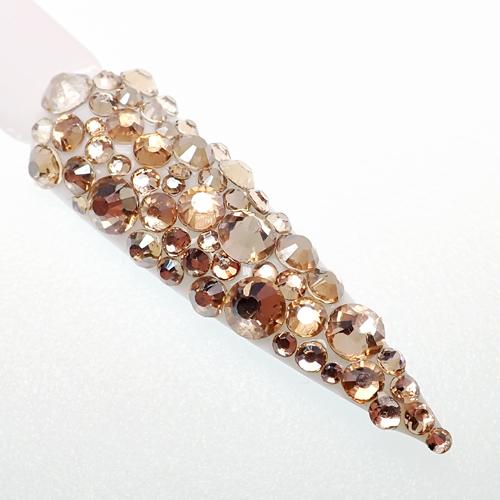 Claw Culture Genuine Cristallo Nail Stones - Champagne