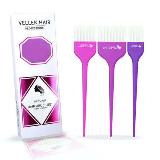 Vellen Tint Trio Brush Set of 3 - Purple Rose Violet