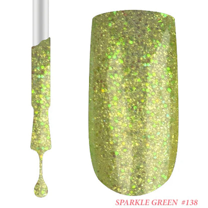 SALE! Claw Culture LIMITED EDITION Gel Polish #138 - Sparkle Green