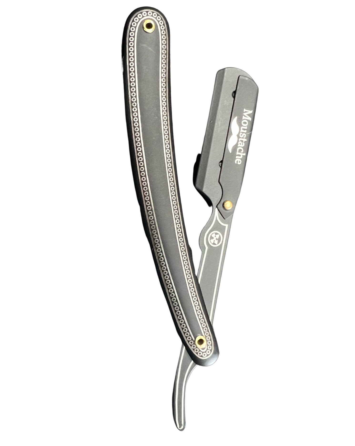 Moustache Black Knight Straight Shave Razor – psagroup.co