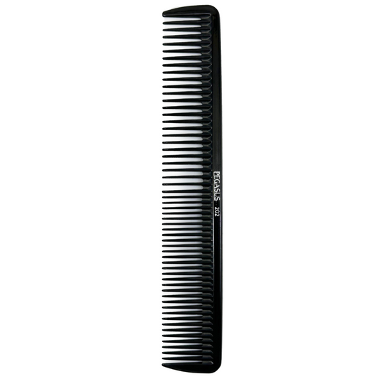 Pegasus 202 Hard Rubber Styling Comb - Black