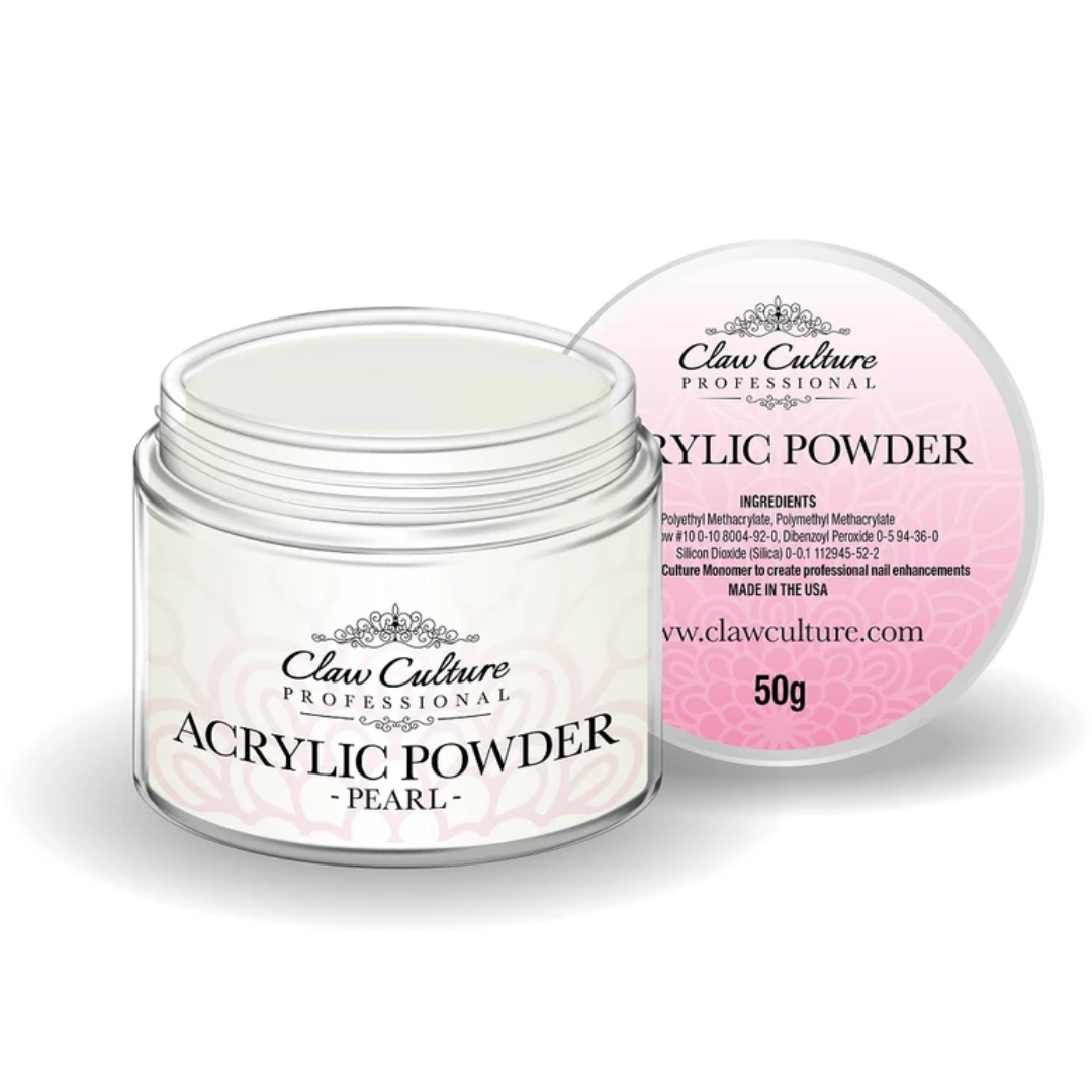 Claw Culture Acrylic Powder 50g - Pearl Shimmer