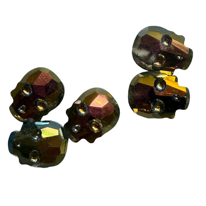 Claw Culture Skull Crystal Nail Stones - Available in 5 Colours