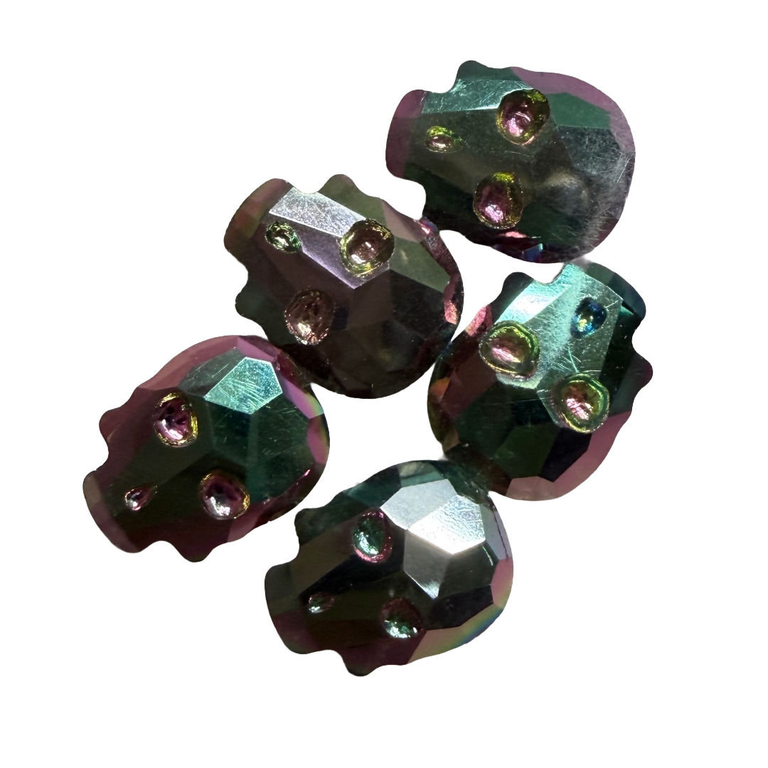 Claw Culture Skull Crystal Nail Stones - Available in 5 Colours