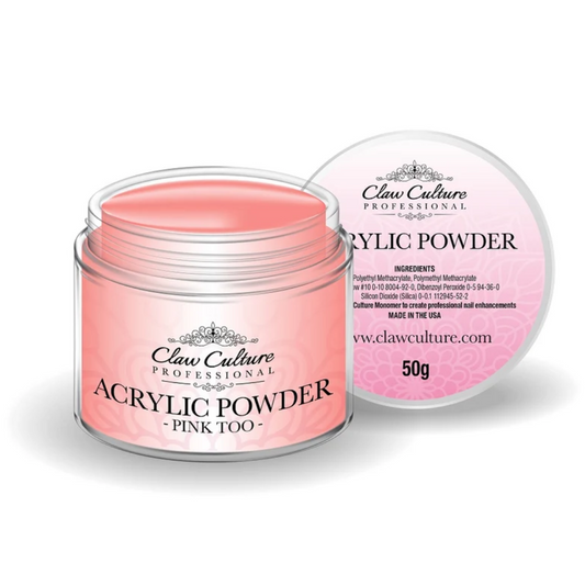 Claw Culture Acrylic Powder 50g - Pink Too