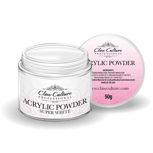 Claw Culture Acrylic Powder 50g - Super White