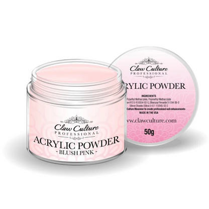 Claw Culture Acrylic Powder 50g - Blush Pink