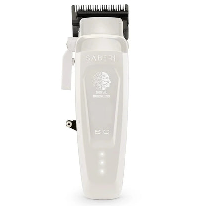 NEW StyleCraft Saber 2.0 Clipper & Trimmer Combo - White