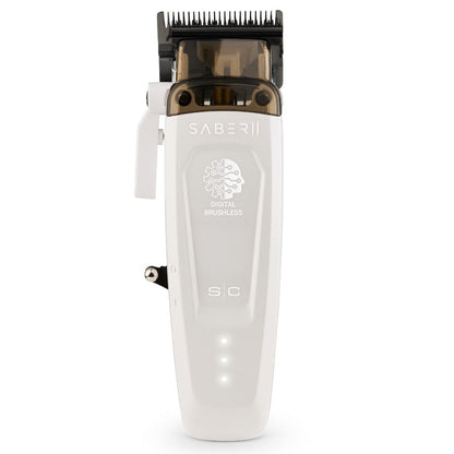 NEW StyleCraft Saber 2.0 Clipper & Trimmer Combo - White