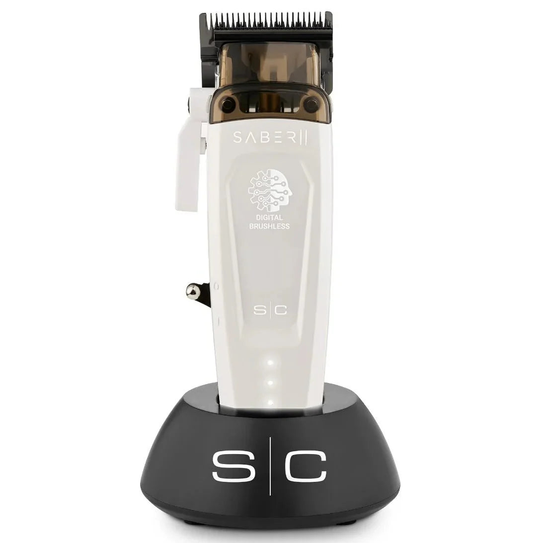NEW StyleCraft Saber 2.0 Digital Brushless Motor Clipper - White
