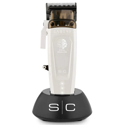 NEW StyleCraft Saber 2.0 Digital Brushless Motor Clipper - White