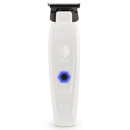 NEW StyleCraft Saber Digital Brushless Motor Metal Trimmer - White