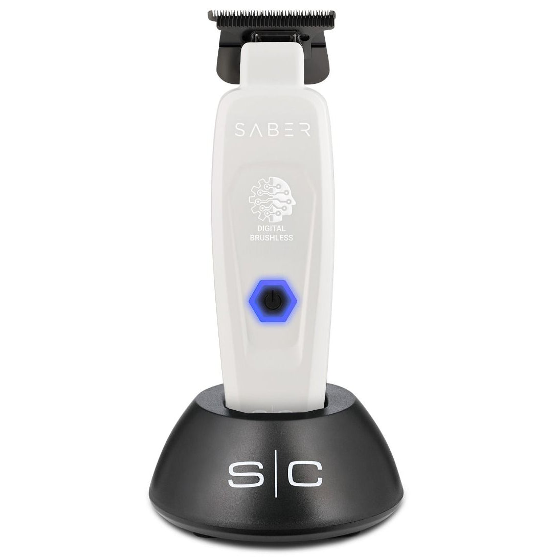 NEW StyleCraft Saber 2.0 Clipper & Trimmer Combo - White