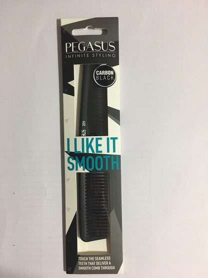 *Pegasus 201/4 Styling Cutting Comb - Carbon Black