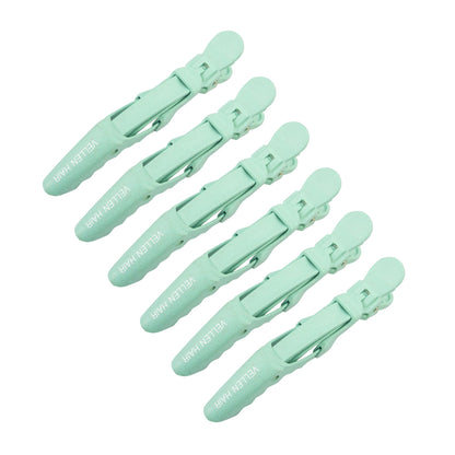 Vellen Alligator Clips - 6 Pack Mint Green
