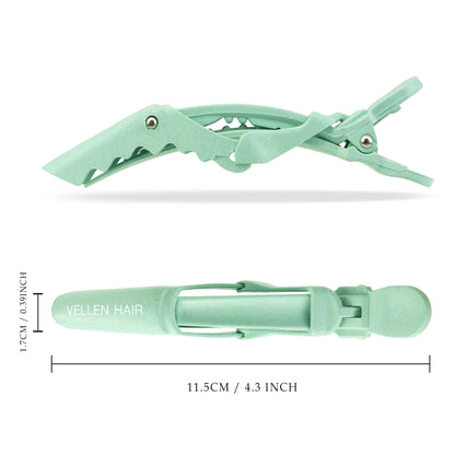 Vellen Alligator Clips - 6 Pack Mint Green