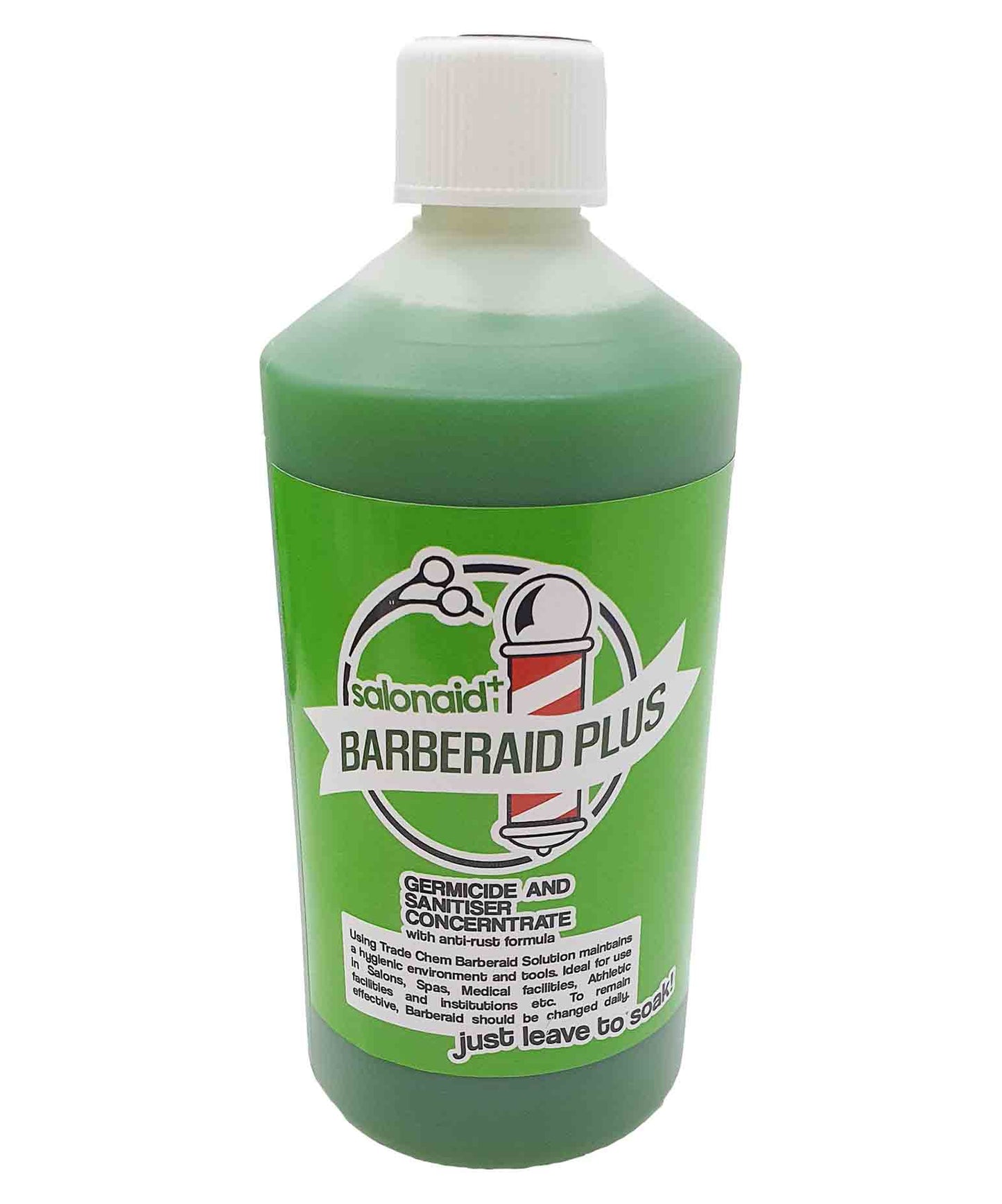 *Barberaid PLUS Salon Disinfectant Soak Solution 750ml