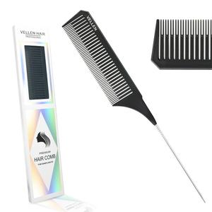 Vellen Weave Tail Comb - Perfect for High Lights - Black