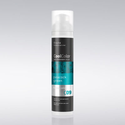 Cool Color Semi Permanent Color Cream C09 Peacock Green
