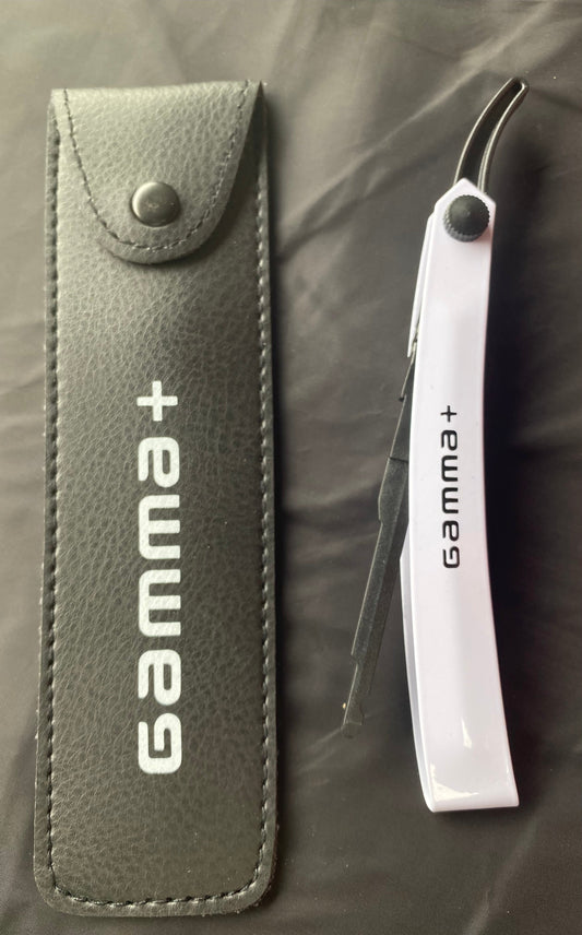 Gamma+ White Metal Handle for HBS Disposable Razors
