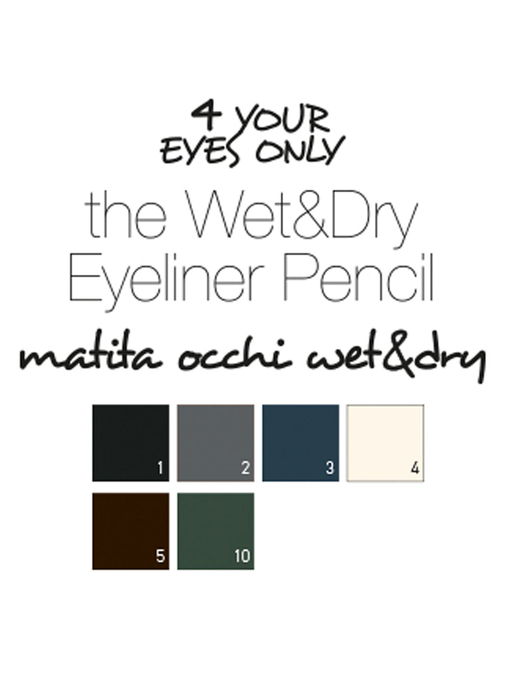 Wet & Dry Eyeliner Pencil - Pearl White