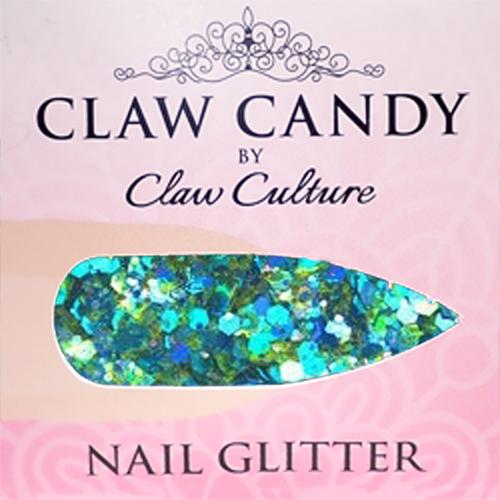 Claw Culture Claw Candy Nail Glitter - Peacock