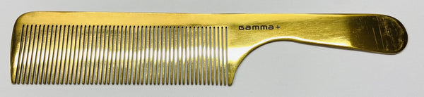 *Gamma+ Metal Rake Comb - Gold
