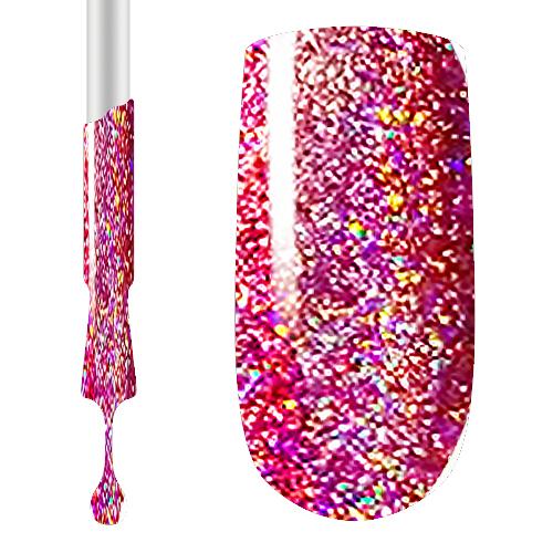 Claw Culture HOLO Red Pink Hologram Gel Polish