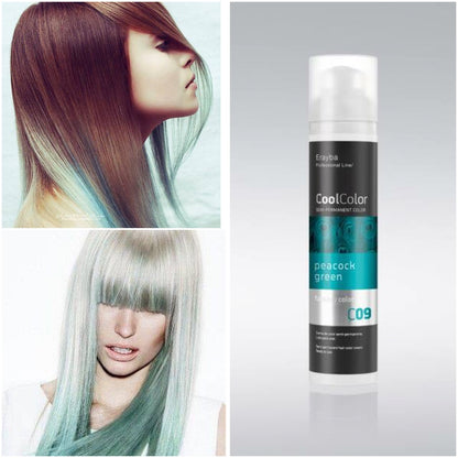 Cool Color Semi Permanent Color Cream C09 Peacock Green