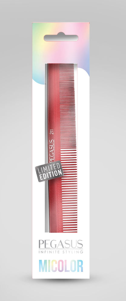 Pegasus 201/4 Styling Cutting Comb - Metallic Pink