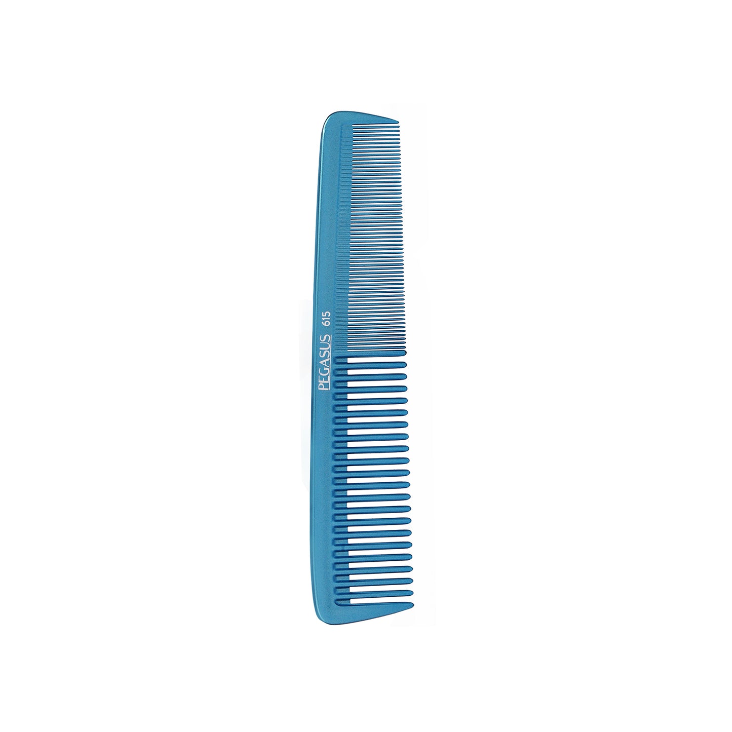 *Pegasus 615 Clipper Tapering Square Back Large Cutting Comb - Metallic Blue