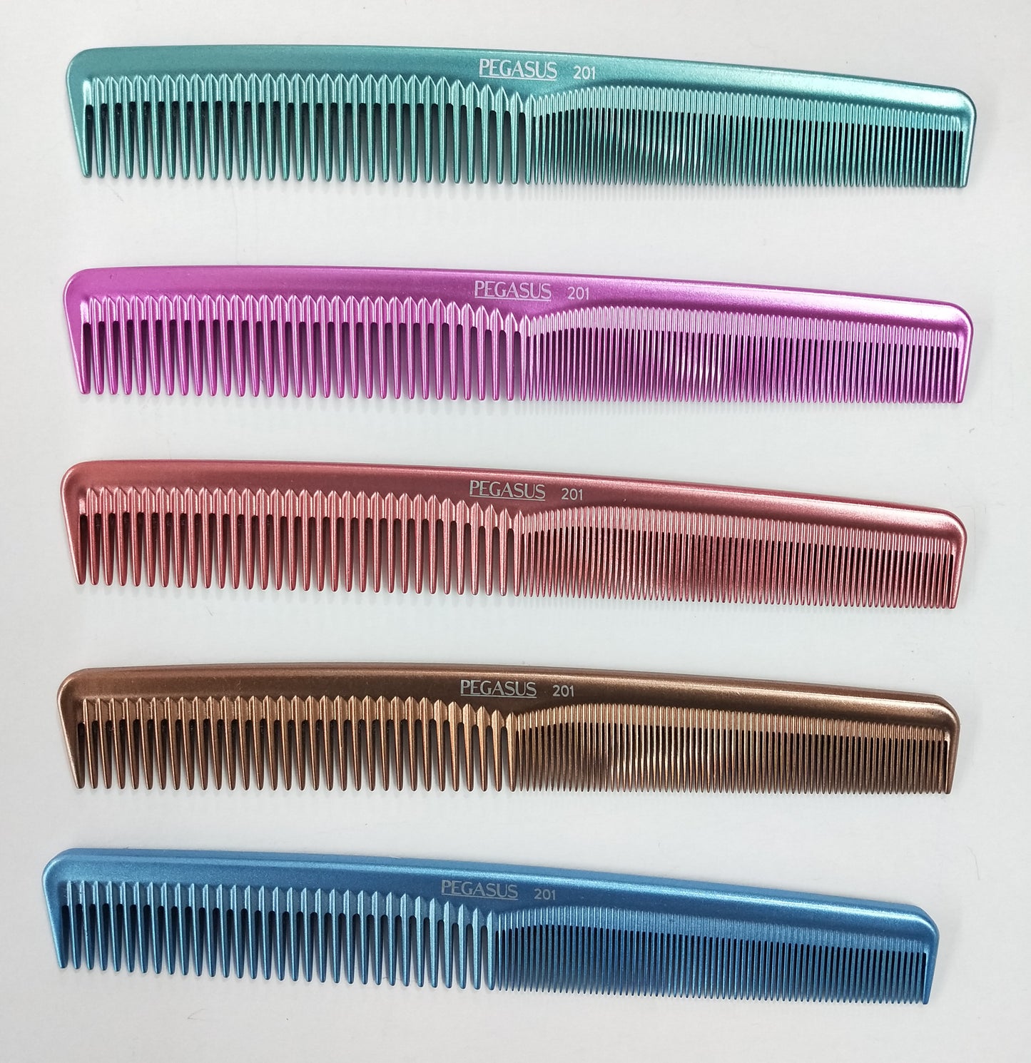 Pegasus 201/4 Styling Cutting Comb - Metallic Blue