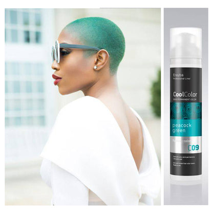 Cool Color Semi Permanent Color Cream C09 Peacock Green