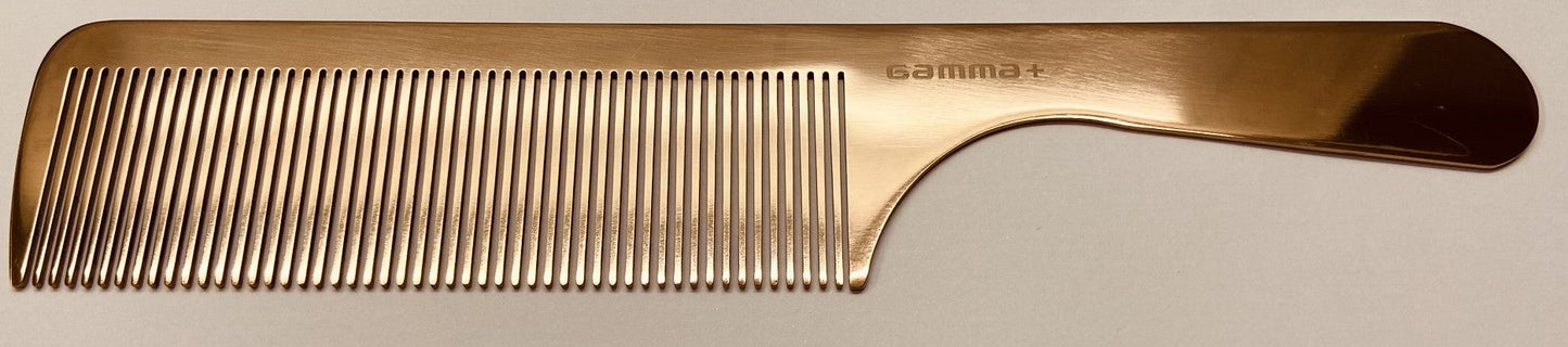 *Gamma+ Metal Rake Comb - Rose Gold