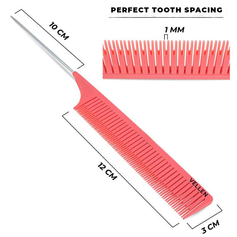 Vellen Weave Tail Comb - Perfect for High Lights - Blue