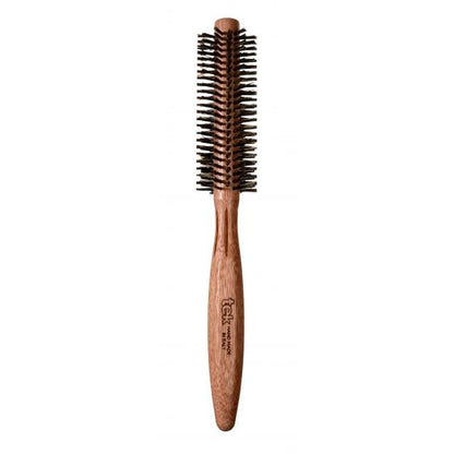 Tek Mahogany Round Brush with Reinforced Wild Boar Bristles 35mm