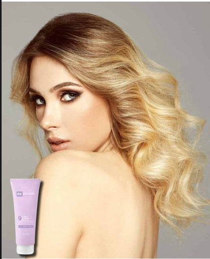 Be Blonde Extreme Light Deco Bleaching Cream Black with Charcoal 300g