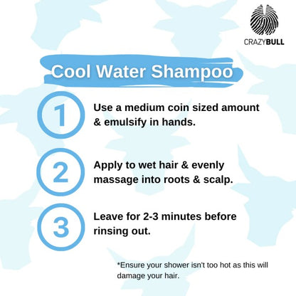 Crazy Bull - Cool Water Shampoo 250ml