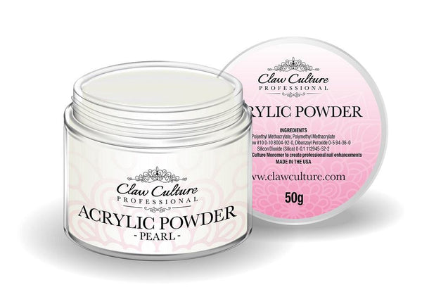 Claw Culture Acrylic Powder 50g - Pearl Shimmer