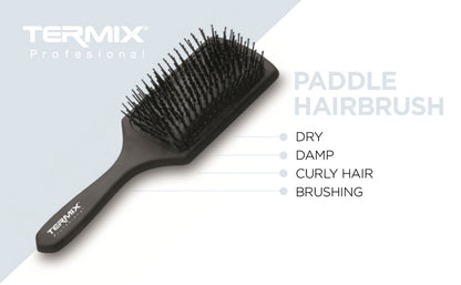 Termix Square Paddle Brush - Black