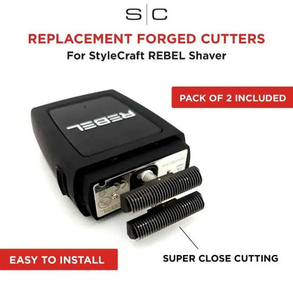 SC StyleCraft Rebel Foil Shaver Replacement Stainless Steel Cutters
